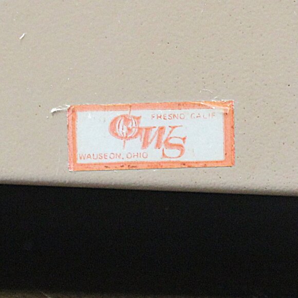 Vintage Metal File Organizer – 5 Slot Industrial Desk Sorter - Picture 9 of 10